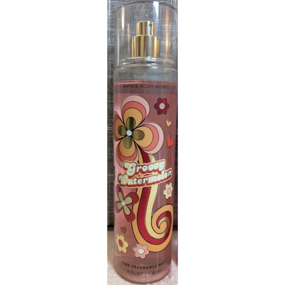 Bath & Body Works Groovy Collection Fine Fragrance Mist Lot of 3 Full 8 fl oz
